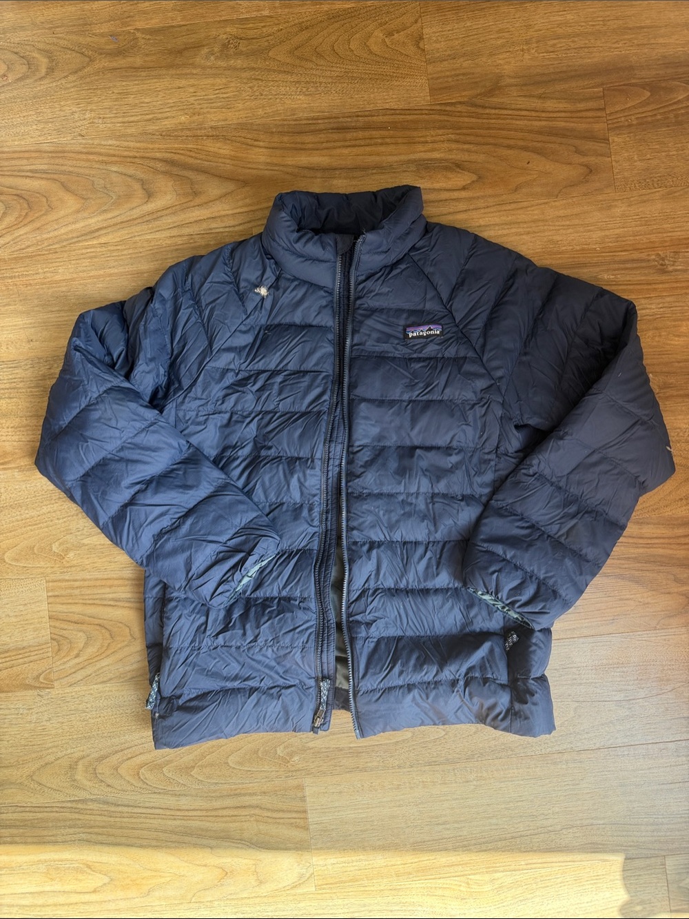 Patagonia Kids Down Sweater Navy Blue Puff Jacket